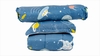 Bộ Nệm Trẻ Em Chagota Phi Hành Gia 5 Món Rayon Microfiber Kháng Khuẩn 75x115cm