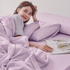 Chăn Mền Chần Bông Ice Silk Tím Sim Ấm Áp Nâng Niu Giấc Ngủ Của Bạn