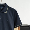 Áo Polo Cộc Tay Cotton Cao Cấp Form Fitted - W051.Tím Than