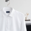 Sơ Mi Dài Tay Vải Sợi Gỗ Sồi Cao Cấp Form Fitted - W060.Trắng