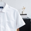 Sơ Mi Cộc Tay Vải Sợi Gỗ Sồi Cao Cấp Form Regular - W062.Trắng