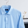 Sơ Mi Dài Tay Vải Sợi Tre Cao Cấp Form Fitted - W070.Xanh