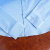 Sơ Mi Dài Tay Vải Sợi Tre Cao Cấp Form Fitted - W070.Xanh