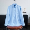 Sơ Mi Dài Tay Vải Sợi Tre Cao Cấp Form Regular - W071.Xanh