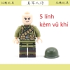 Set 5 lính mỹ xanh 1