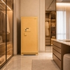 Két sắt thông minh AIPU ZR-150VI-G-W bản đồng hồ nhập khẩu báo động điện thoại màu gold
