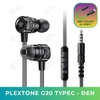 Tai Nghe Gaming Plextone G20 – In-Ear Có Dây, Nhiều Màu