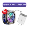 Quạt tản nhiệt điện thoại X76A sò lạnh từ tính (tặng kèm ngà