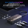 Dock Chuyển Đổi Plextone GS6 Gen2 – 6-in-1 Type-C Dock
