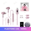 Tai Nghe Gaming Plextone G18 Hakimi – In-Ear Có Dây, Nhiều Màu