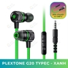 Tai Nghe Gaming Plextone G20 – In-Ear Có Dây, Nhiều Màu