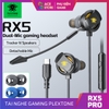 Tai nghe chơi game Plextone RX5 Pro với mic rời 15cm chính hãng