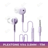 Tai Nghe Gaming Plextone VX4 – In-Ear Có Dây, Nhiều Màu