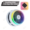 QUẠT TẢN NHIỆT SÒ LẠNH K08 – KỸ THUẬT HÚT LẠNH | RGB 19 LED | 36dB | CHỐNG NÓNG KHI CHƠI GAME
