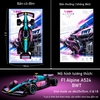 Tranh Treo Mô Hình Xe F1 Alpine A523 BWT Tỉ Lệ 1:8
