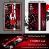 Khung Tranh Treo Mô Hình Xe F1 Alfa Romeo Orlen Tỉ Lệ 1:8