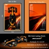 Khung Tranh Treo Mô Hình Xe F1 McLaren MCL39 Tỉ Lệ 1:8