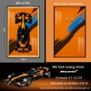 Khung Tranh Treo Mô Hình Xe F1 McLaren MCL39 Tỉ Lệ 1:8