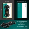 Khung Tranh Treo Mô Hình Xe F1 Mercedes AMG W14 Tỉ Lệ 1:8