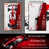 Khung Tranh Treo Mô Hình Xe F1 Alfa Romeo Orlen Tỉ Lệ 1:8
