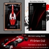Khung Tranh Treo Mô Hình Xe F1 Alfa Romeo Orlen Tỉ Lệ 1:8