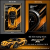 Khung Tranh Treo Mô Hình Siêu Xe McLaren P1 Tỉ Lệ 1:8