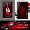 Khung Tranh Treo Mô Hình Xe F1 Alfa Romeo Orlen Tỉ Lệ 1:8