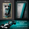 Khung Tranh Treo Mô Hình Xe F1 Mercedes AMG W15 Tỉ Lệ 1:8