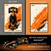 Khung Tranh Treo Mô Hình Xe F1 McLaren MCL39 Tỉ Lệ 1:8