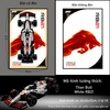 Tranh Treo Mô Hình Xe F1 Red Bull RB21 Tỉ Lệ 1:8