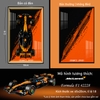 Khung Tranh Treo Mô Hình Xe F1 McLaren MCL39 Tỉ Lệ 1:8