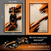 Khung Tranh Treo Mô Hình Xe F1 McLaren MCL39 Tỉ Lệ 1:8