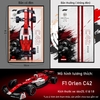 Khung Tranh Treo Mô Hình Xe F1 Alfa Romeo Orlen Tỉ Lệ 1:8