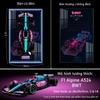 Tranh Treo Mô Hình Xe F1 Alpine A523 BWT Tỉ Lệ 1:8