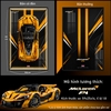 Khung Tranh Treo Mô Hình Siêu Xe McLaren P1 Tỉ Lệ 1:8
