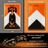 Khung Tranh Treo Mô Hình Xe F1 McLaren MCL39 Tỉ Lệ 1:8