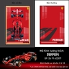 Khung Tranh Treo Mô Hình Xe Đua F1 Ferrari Tỉ Lệ 1:8