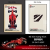 Khung Tranh Treo Mô Hình Xe Đua F1 Ferrari Tỉ Lệ 1:8