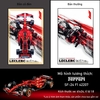 Khung Tranh Treo Mô Hình Xe Đua F1 Ferrari Tỉ Lệ 1:8