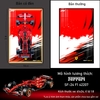 Khung Tranh Treo Mô Hình Xe Đua F1 Ferrari Tỉ Lệ 1:8