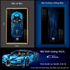 Khung Tranh Treo Mô Hình Siêu Xe Bugatti Chiron Tỉ Lệ 1:8
