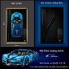Khung Tranh Treo Mô Hình Siêu Xe Bugatti Chiron Tỉ Lệ 1:8