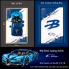 Khung Tranh Treo Mô Hình Siêu Xe Bugatti Chiron Tỉ Lệ 1:8