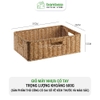 Giỏ mây nhựa có tay cầm