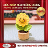 MÓC KHÓA HOA HƯỚNG DƯƠNG - VÀNG | HANDMADE