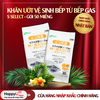 KHĂN ƯỚT VỆ BẾT TỪ - BẾP GAS | S SELECT - NHẬT BẢN | GÓI 50 MIẾNG