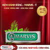 KEM ĐÁNH RĂNG | MARVIS - Ý | CLASSIC STRONG MINT | 10ML (Màu xanh)
