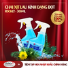 XỊT LAU KÍNH | ROCKET - NHẬT BẢN | 300ML (CHAI XỊT XANH)