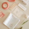 DIỆP HƯƠNG GIFT SET - Bộ quà tặng nến thơm hoa sen & khăn lụa Bandana