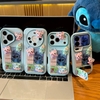 Ốp lưng Stitch hoạt hình kèm gương_O140 (Iphone, Huawei, Honor, OPPO, Vivo, Xiaomi & Redmi)